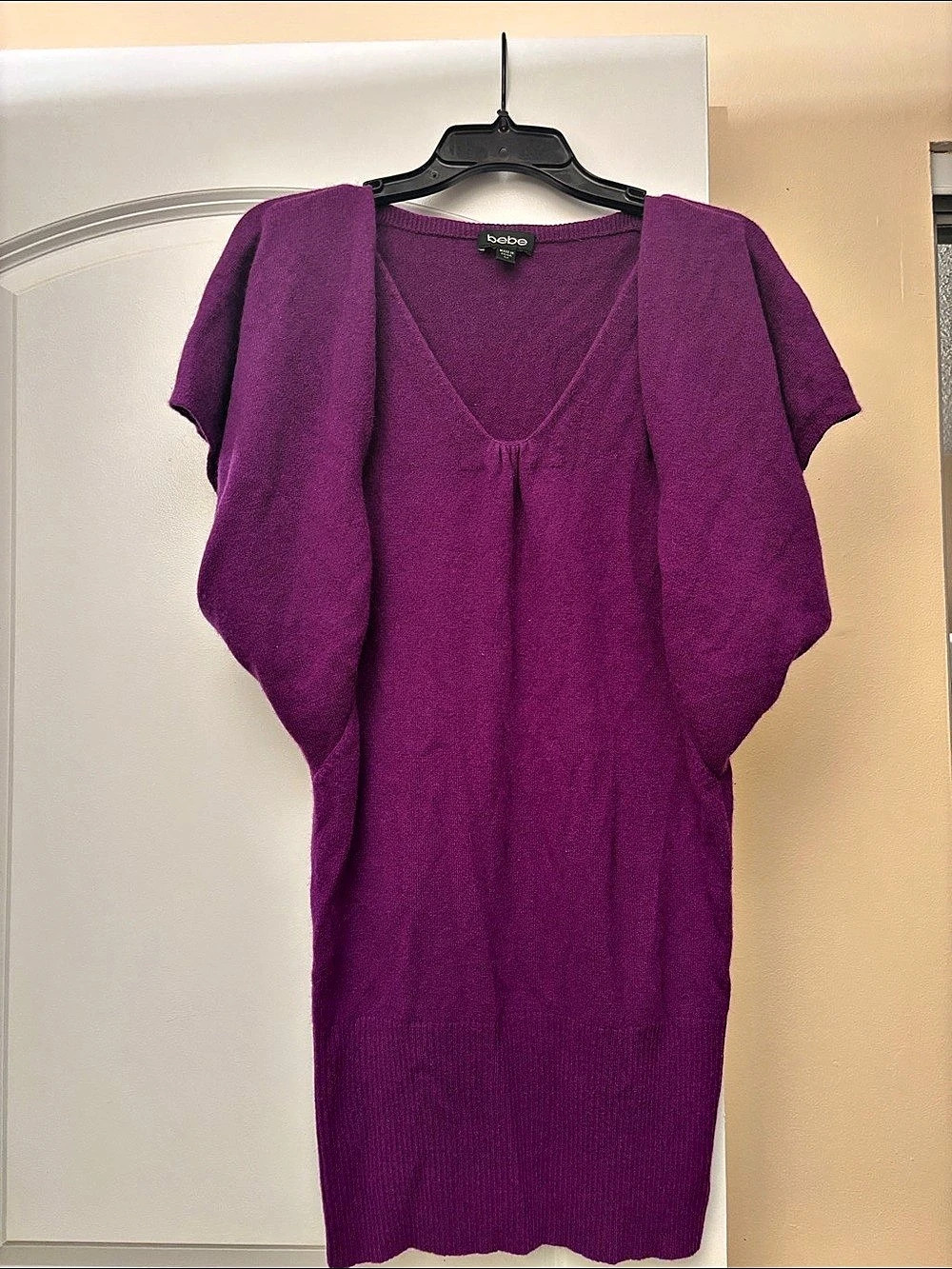 Bebe Purple Tunic / Dress - Size Medium